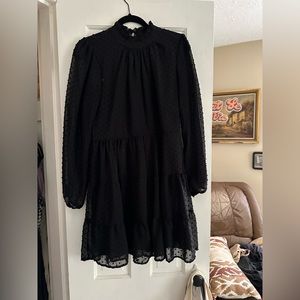 Altar’d  state black patterned mini dress